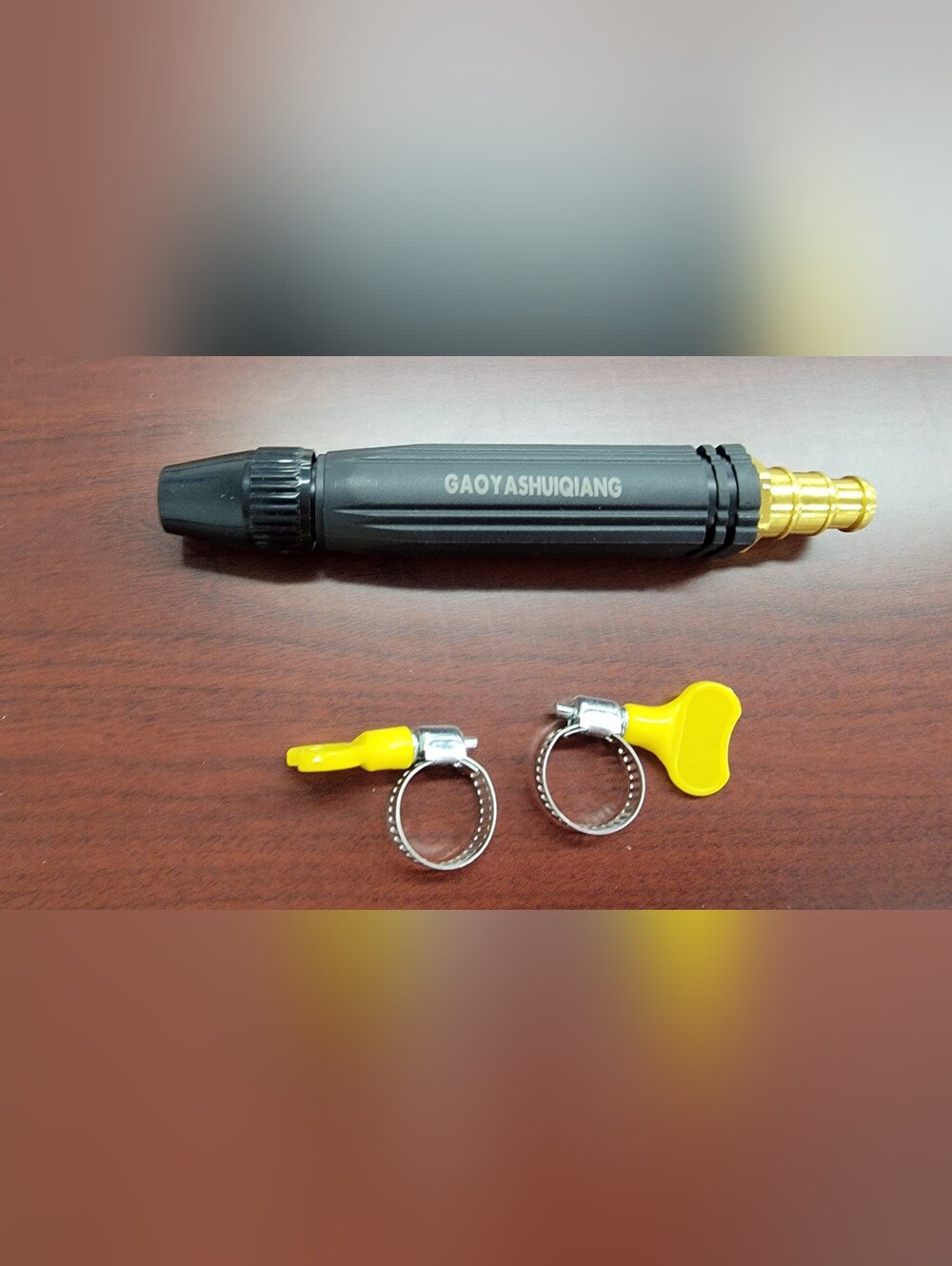 GAOYASHUIQIANG Hose Nozzle and Clamps-